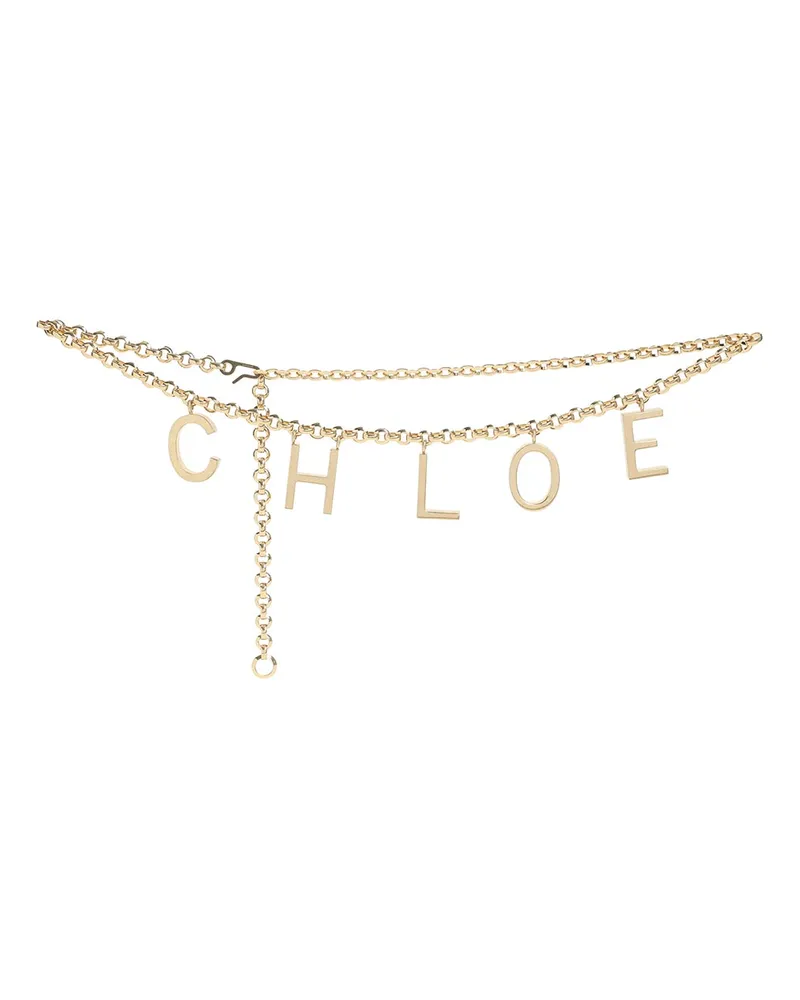 Chloé Gürtel - Gold Gold