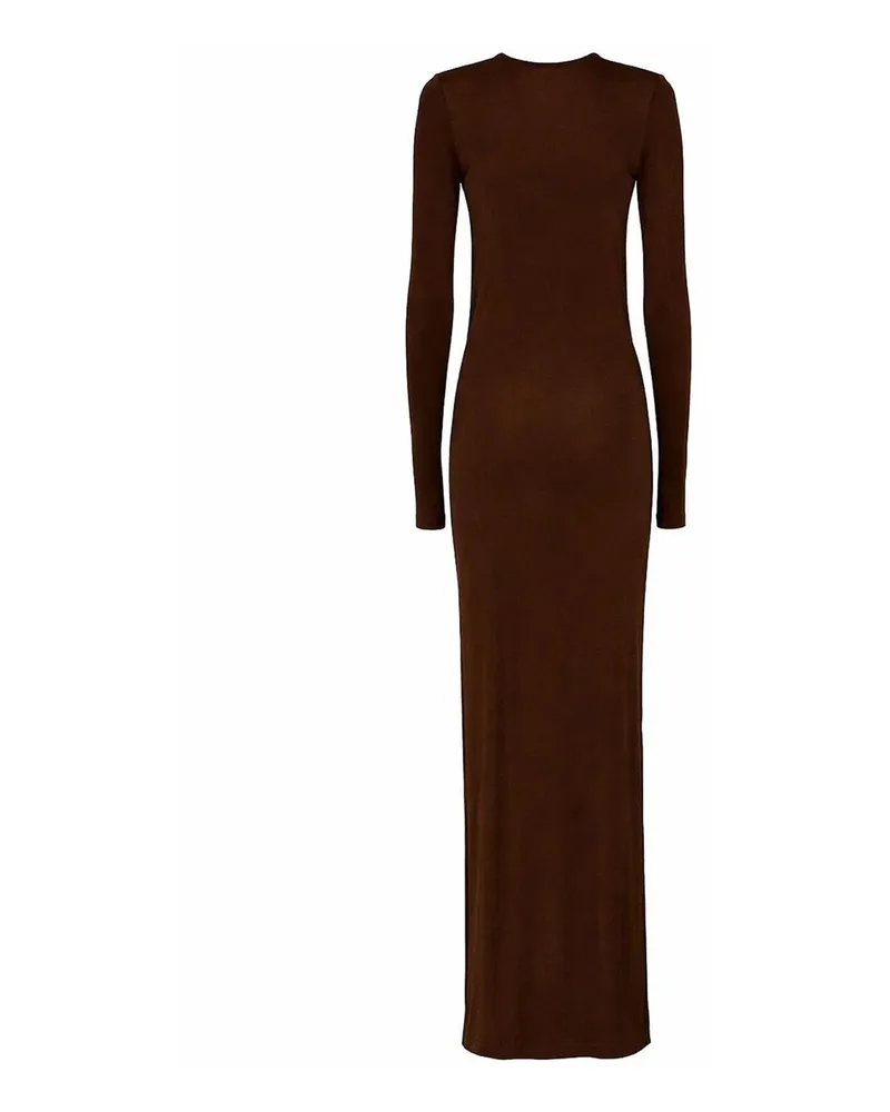 Raquel Diniz Knielanges Kleid - Braun Braun