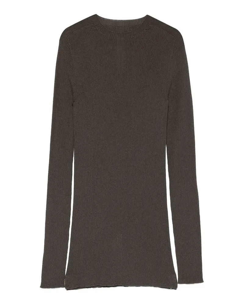 Rick Owens Rundhalspullover - Grau Grau