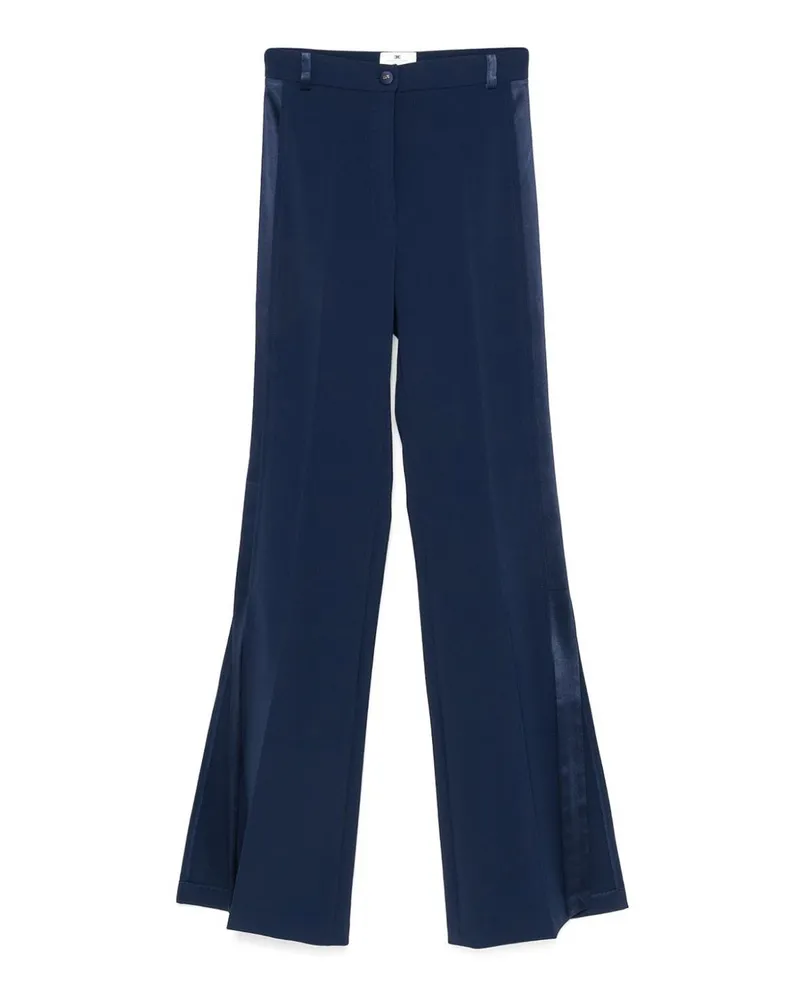 Elisabetta Franchi Marineblaue Hose Blau