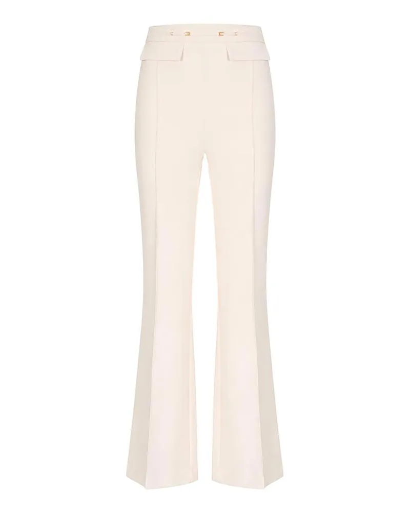Elisabetta Franchi Casual Hose - Creme Creme
