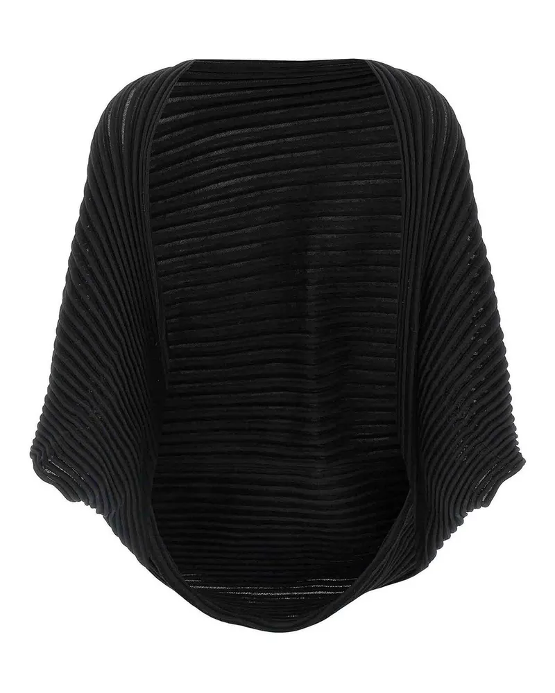 Issey Miyake Cardigan - Schwarz Schwarz