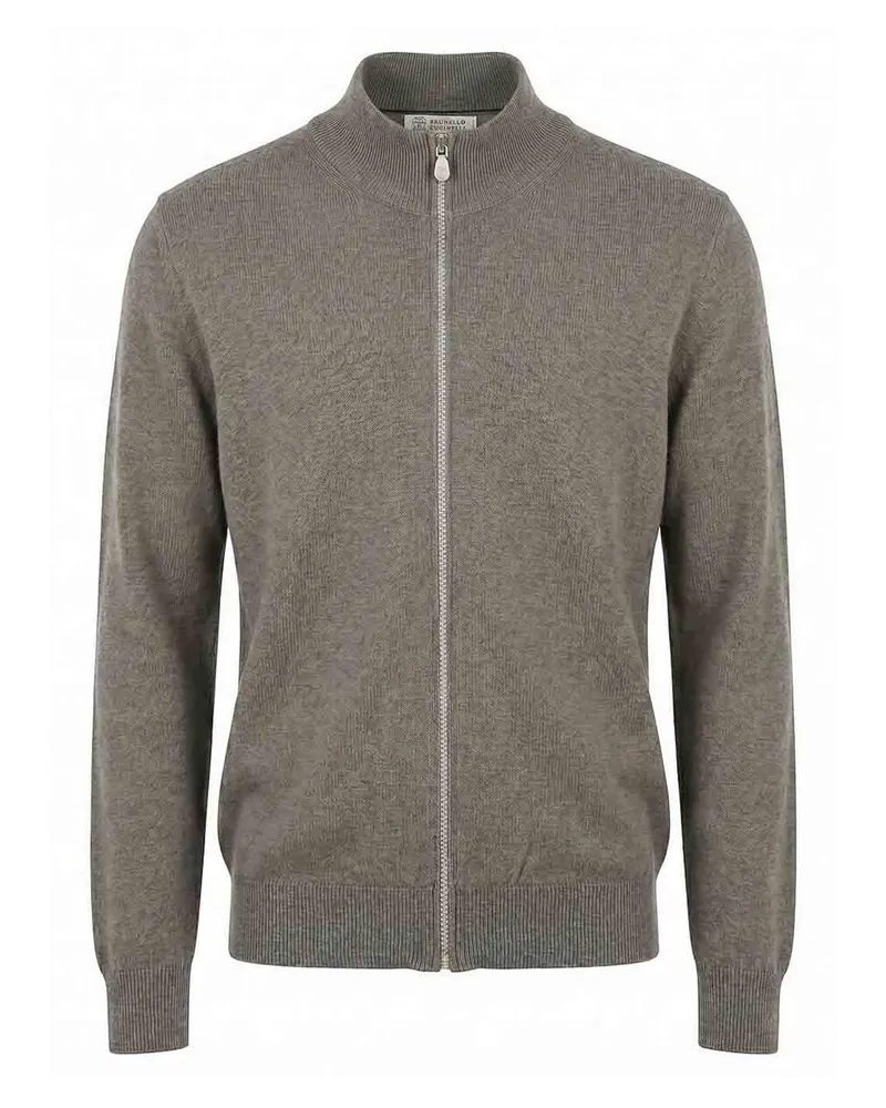 Brunello Cucinelli Cardigan - Dunkelgrün Dunkelgrün