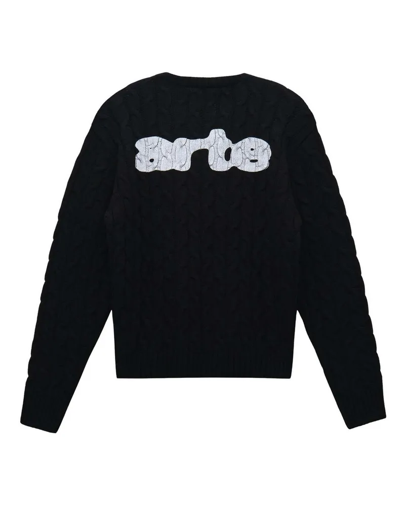 Essentiel Rundhalspullover - Schwarz Schwarz