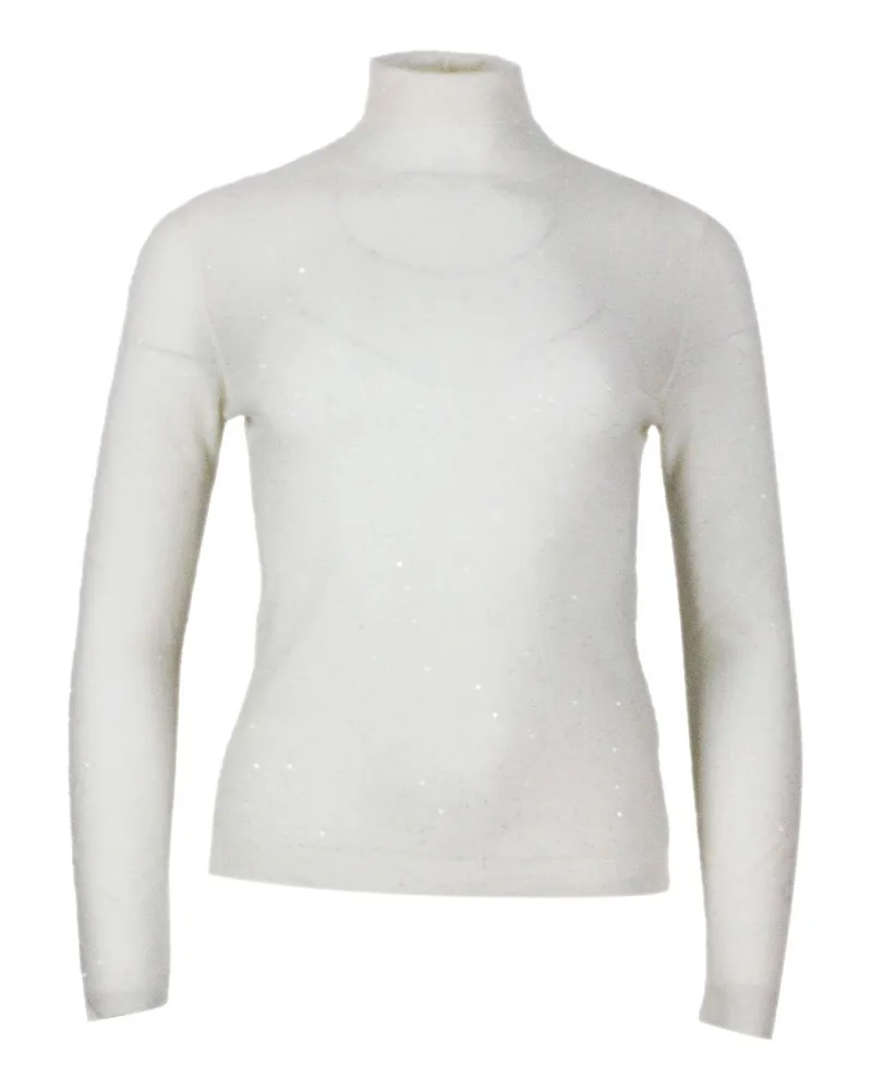 Fabiana Filippi Rundhalspullover - Creme Creme