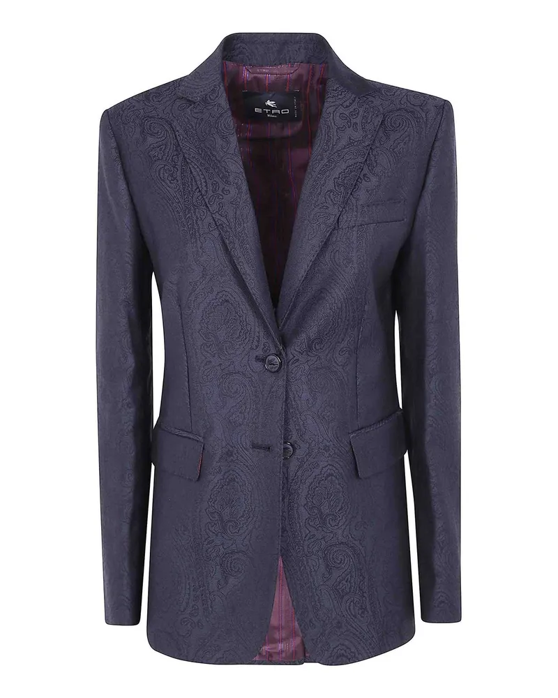 Etro Blazer - Schwarz Schwarz