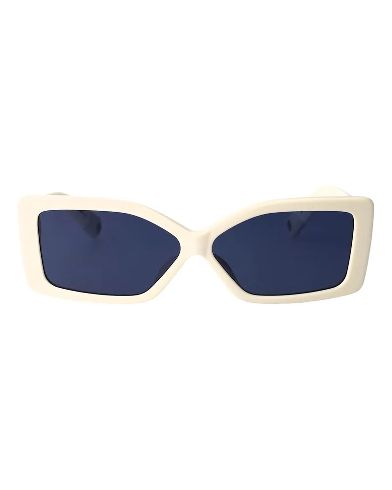 Jacquemus Sonnenbrille - Weiß Weiß