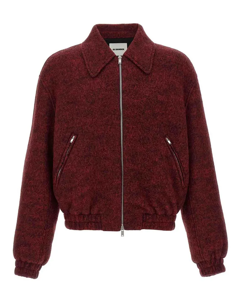 Jil Sander Casualjacke - Dunkelrot Dunkelrot