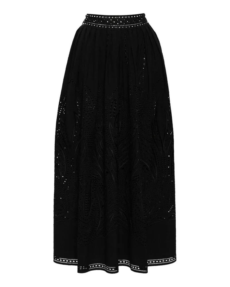 Alberta Ferretti Midirock - Schwarz Schwarz