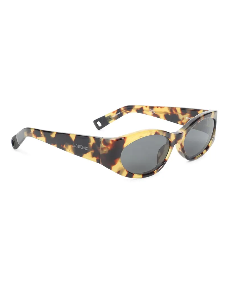 Jacquemus Sonnenbrille - Schwarz Schwarz