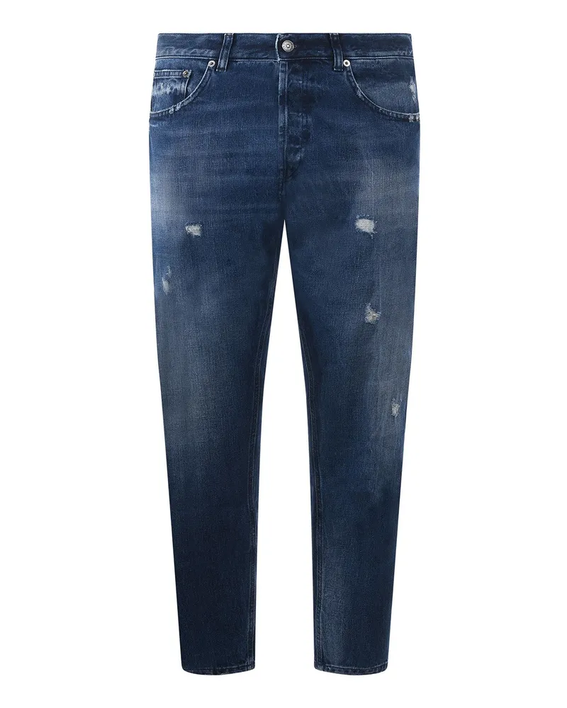 Dondup Straight Leg Jeans - Blau Dunkles