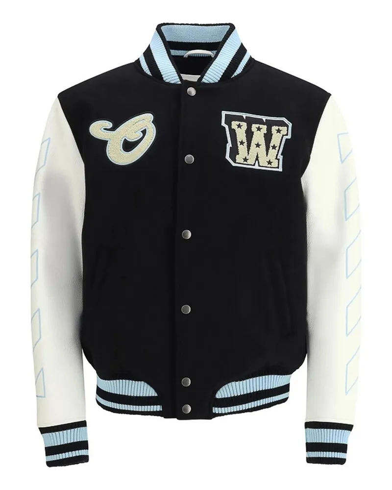 OFF-WHITE Ledermantel - Schwarz Schwarz