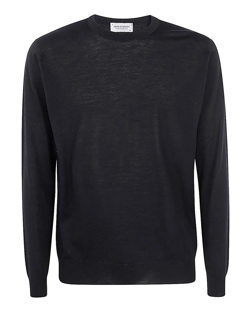 John Smedley Rundhalspullover - Schwarz Schwarz
