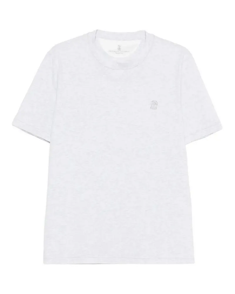 Brunello Cucinelli T-Shirt - Hellgrau Hellgrau
