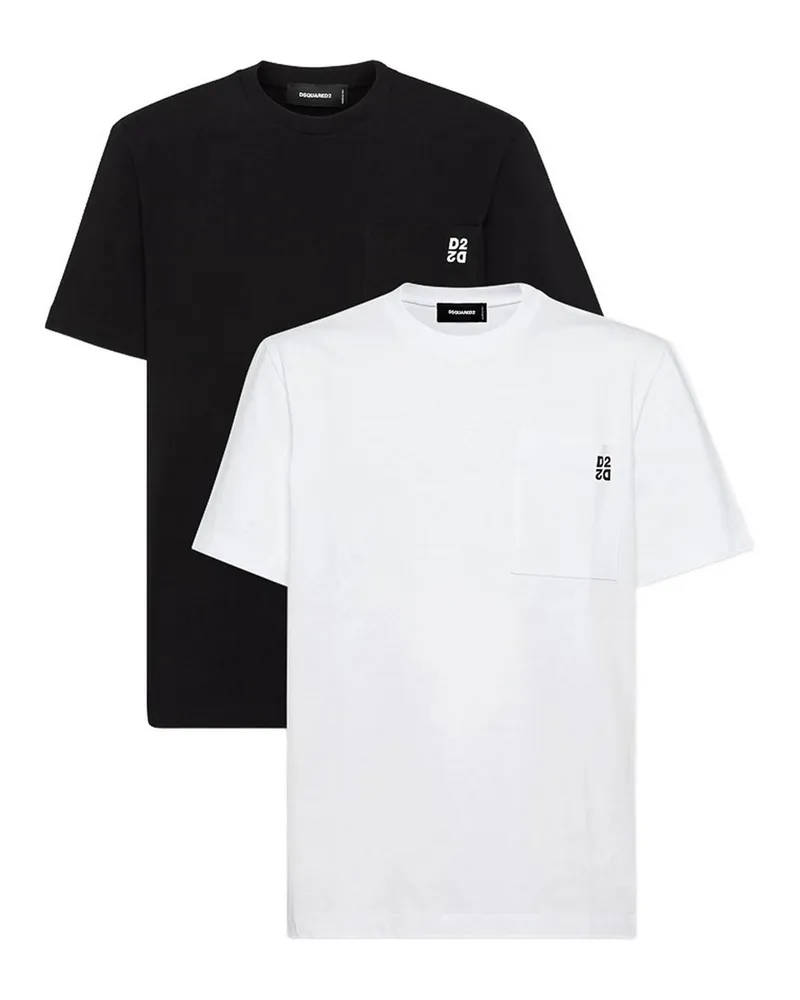Dsquared2 T-Shirt - Weiß Weiß