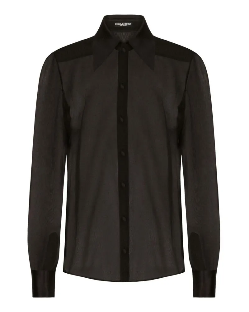 Dolce & Gabbana Hemd - Schwarz Schwarz