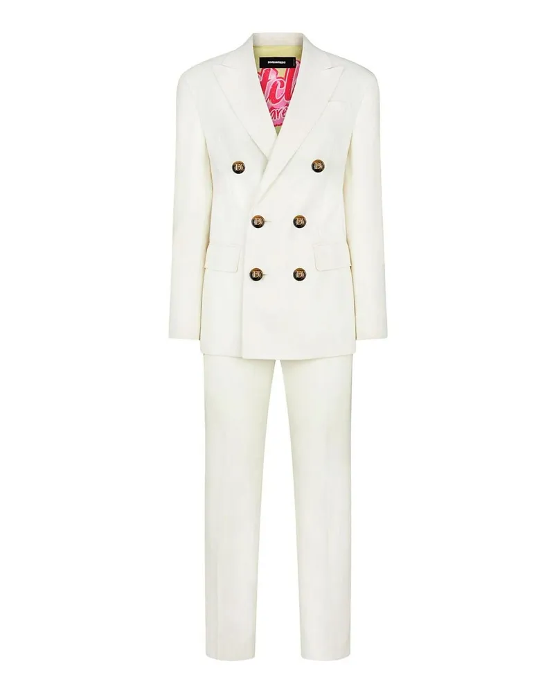 Dsquared2 Anzug - Weiß Weiß