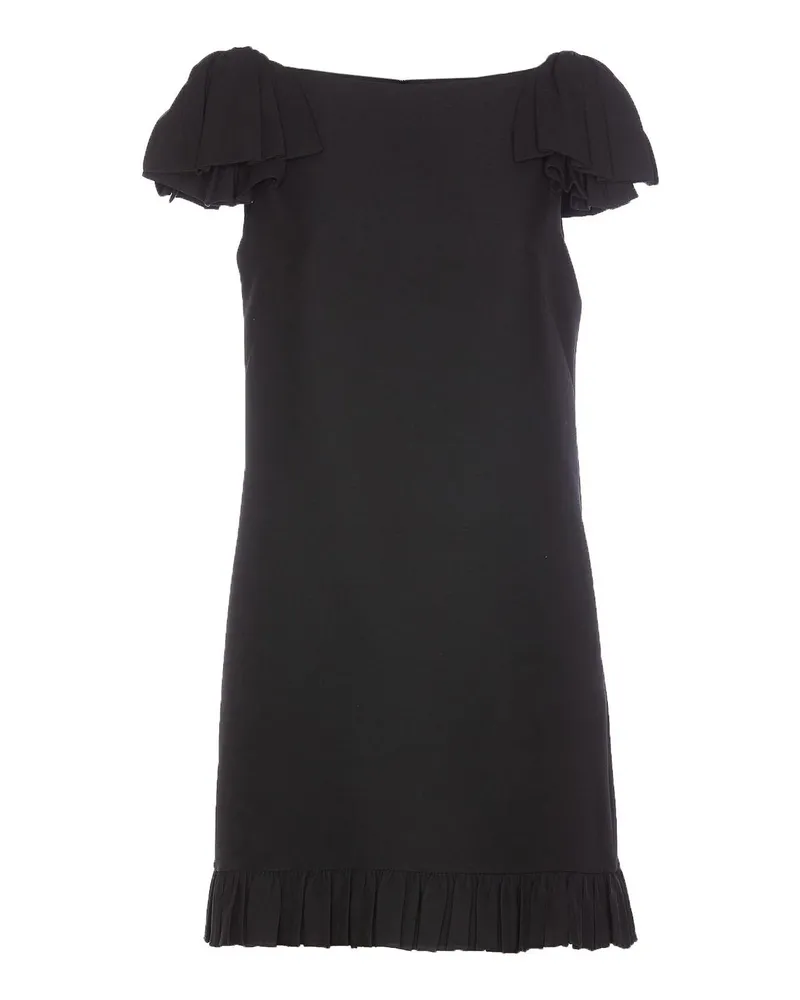 Valentino Garavani Kurzes Kleid - Schwarz Schwarz