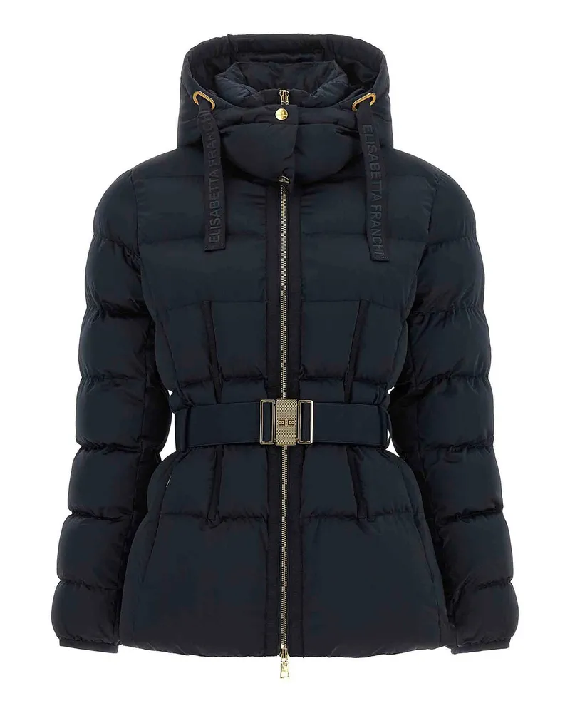 Elisabetta Franchi Daunenjacke - Schwarz Schwarz
