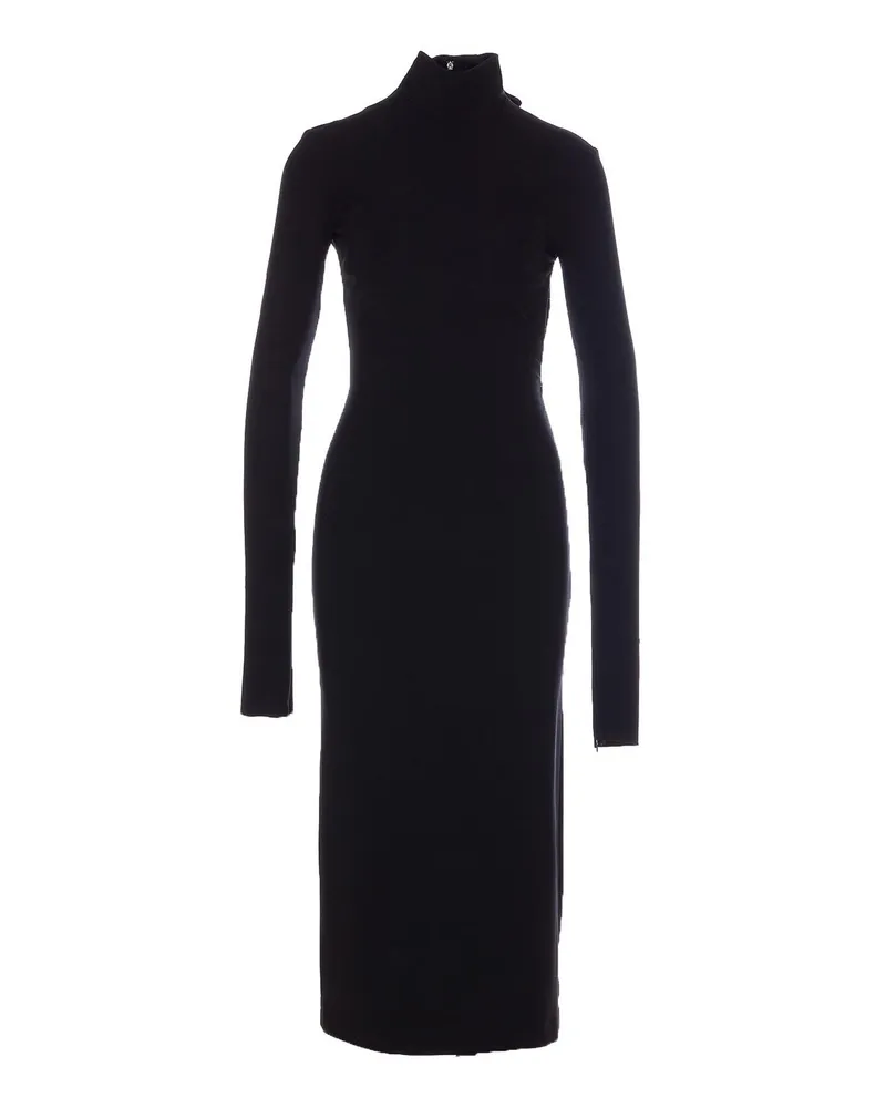 Balenciaga Knielanges Kleid - Schwarz Schwarz