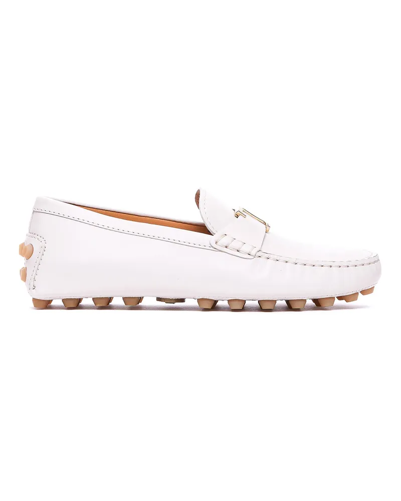 TOD'S Mokassins - Weiß Weiß
