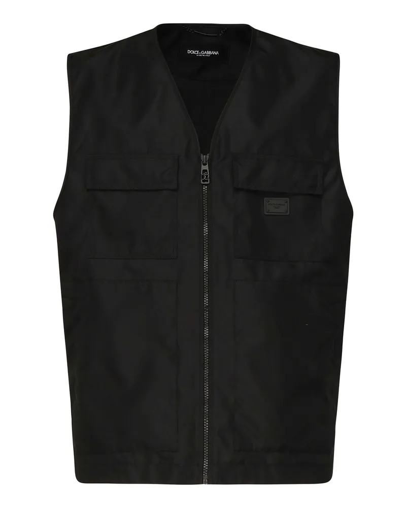 Dolce & Gabbana Weste - Schwarz Schwarz