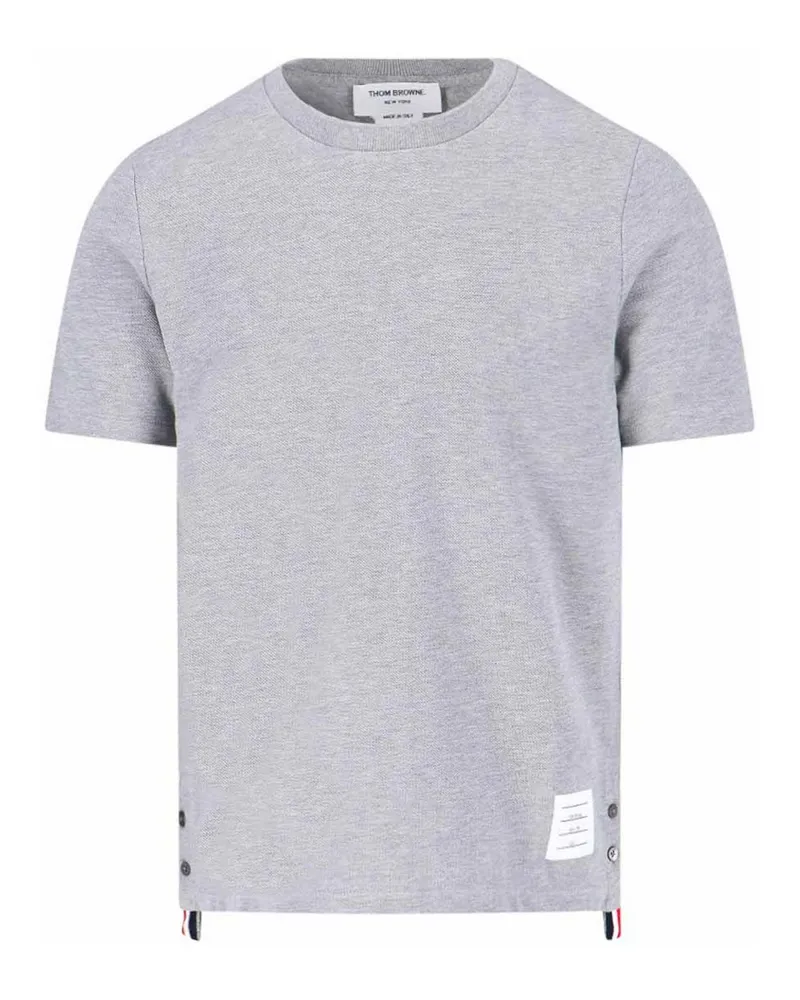 Thom Browne T-Shirt - Grau Grau