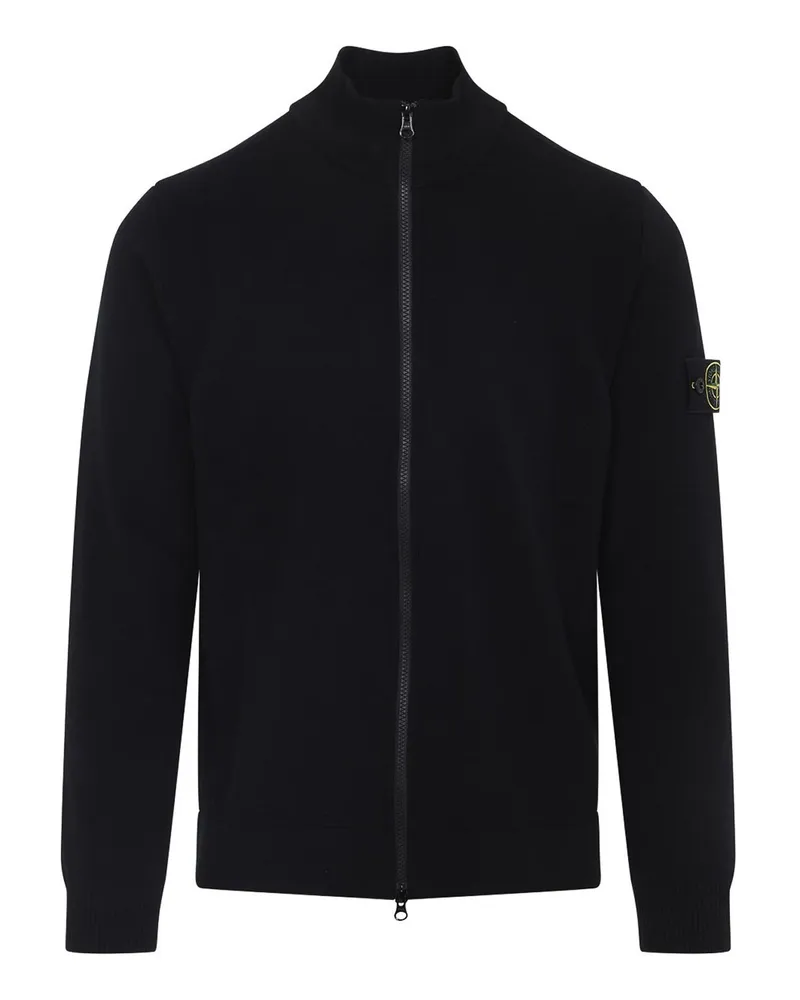 Stone Island Rundhalspullover - Schwarz Schwarz