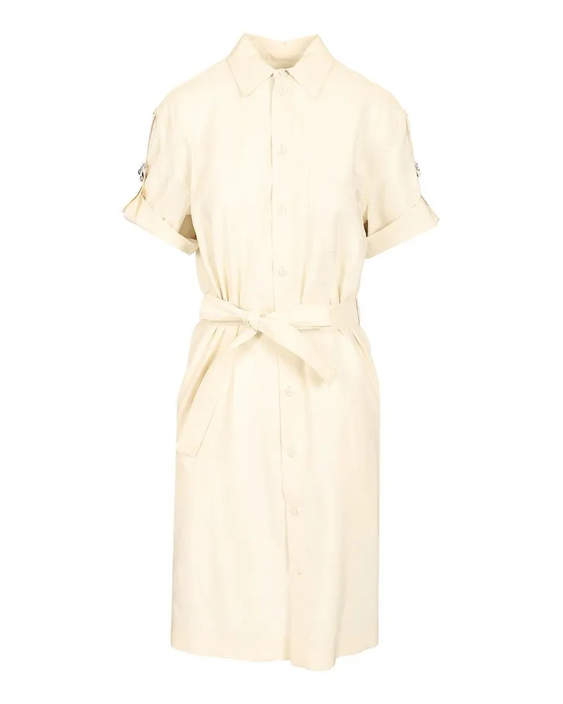 Burberry Knielanges Kleid - Weiß Weiß