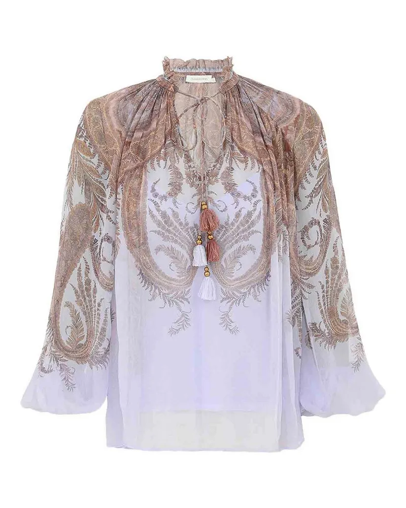 Zimmermann Bluse - Rosa Rosa