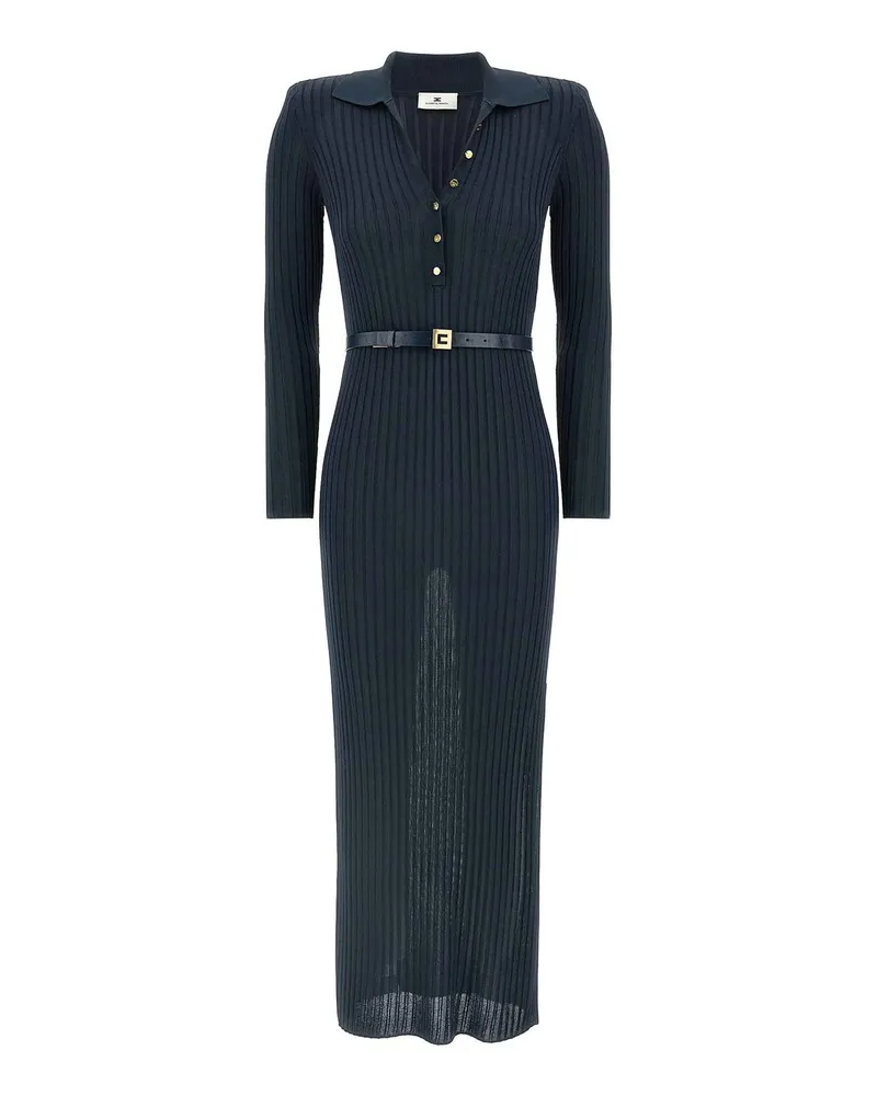 Elisabetta Franchi Knielanges Kleid - Blau Blau