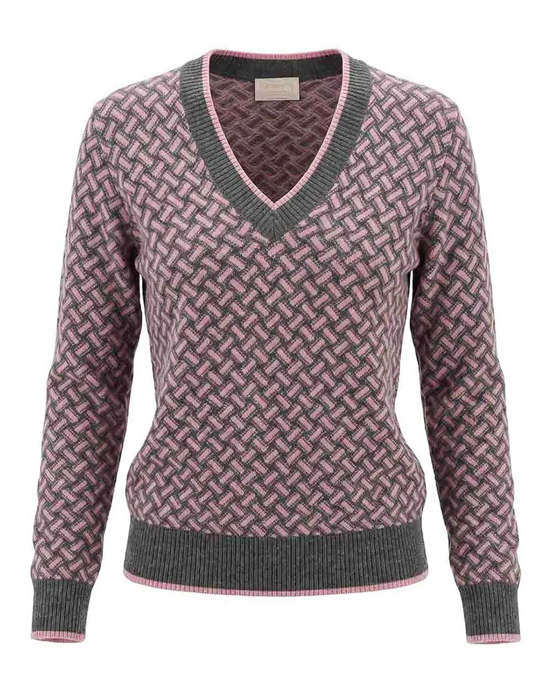 Drumohr  V-Pullover - Nude Nude