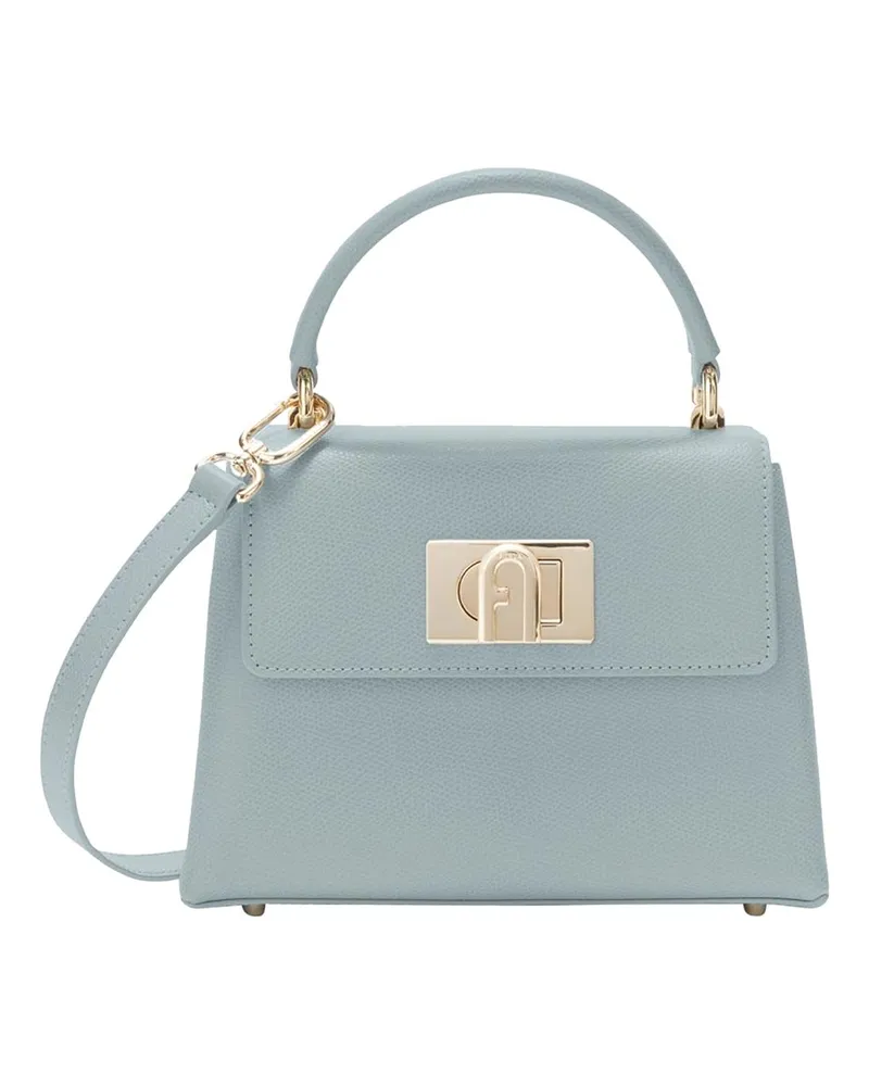 Furla Top - Schwarz Hellblau