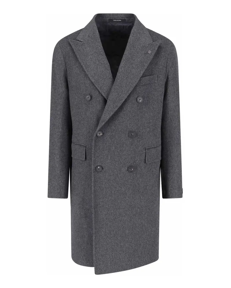 Tagliatore Knielanger Mantel - Grau Grau