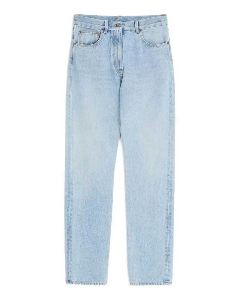 Valentino Garavani Straight Leg Jeans - Blau Blau
