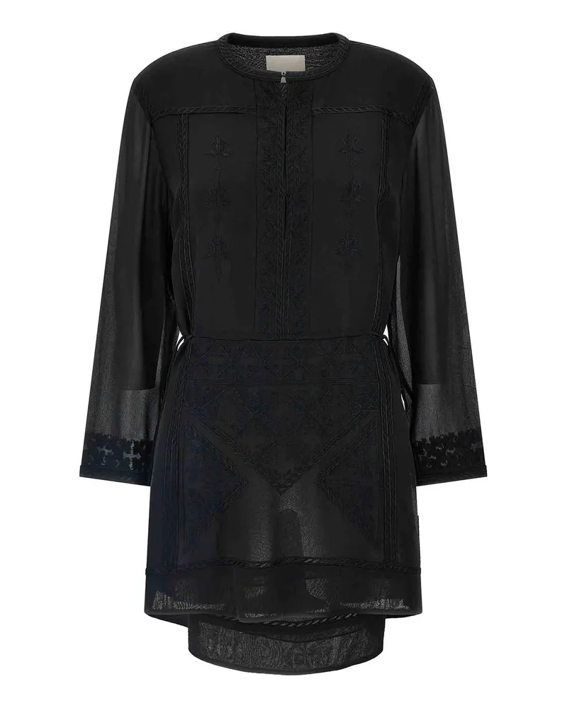 Isabel Marant Knielanges Kleid - Schwarz Schwarz