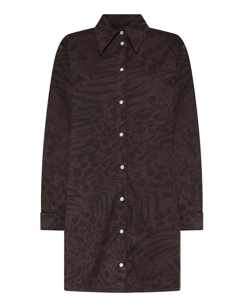 Pinko Knielanges Kleid - Braun Braun