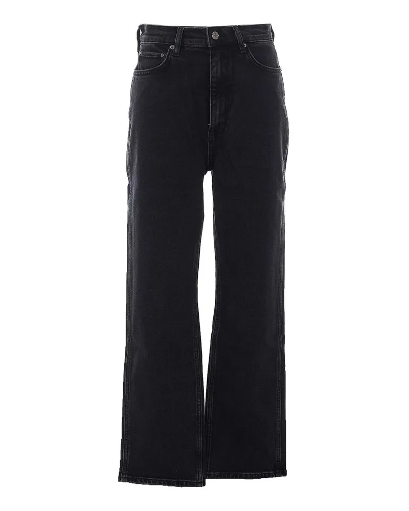 Anine Bing Straight Leg Jeans - Schwarz Schwarz