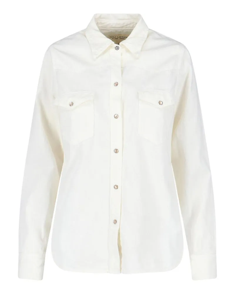 Nili Lotan Hemd - Weiß Weiß