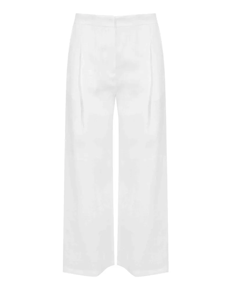 Max Mara Casual Hose - Weiß Weiß