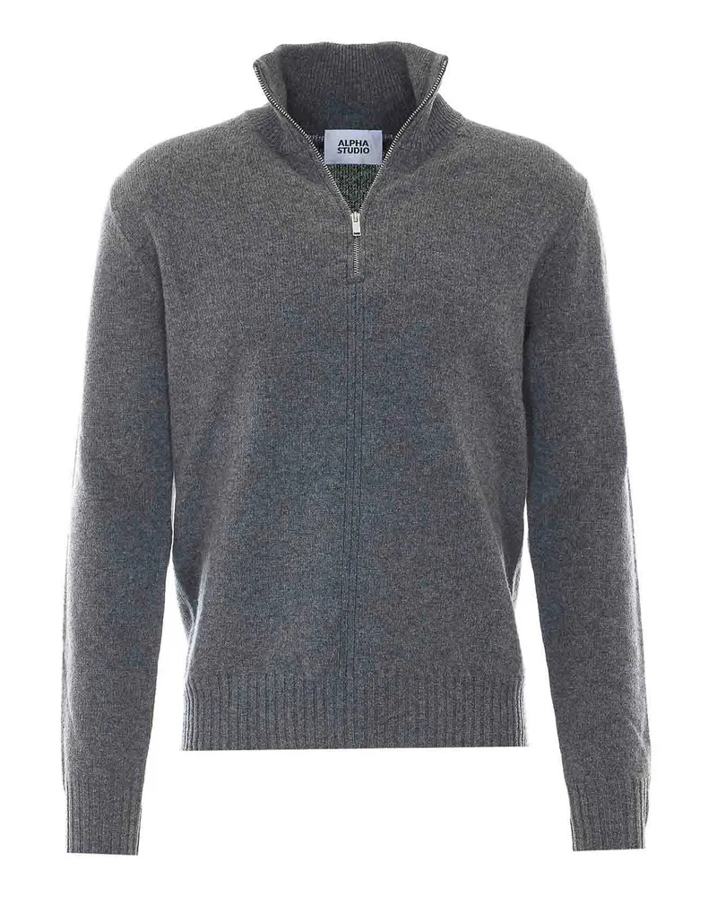 Alpha Studio Cardigan - Grau Grau