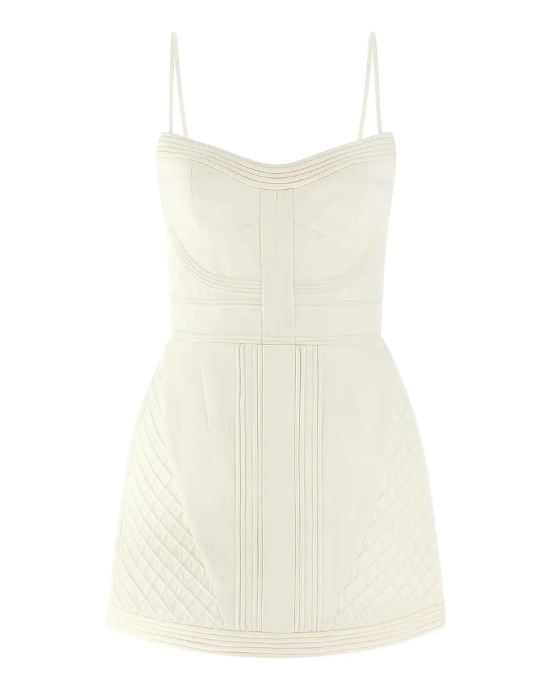 Zimmermann Knielanges Kleid - Weiß Weiß