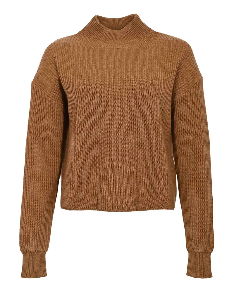 Max Mara Rundhalspullover - Camel Camel