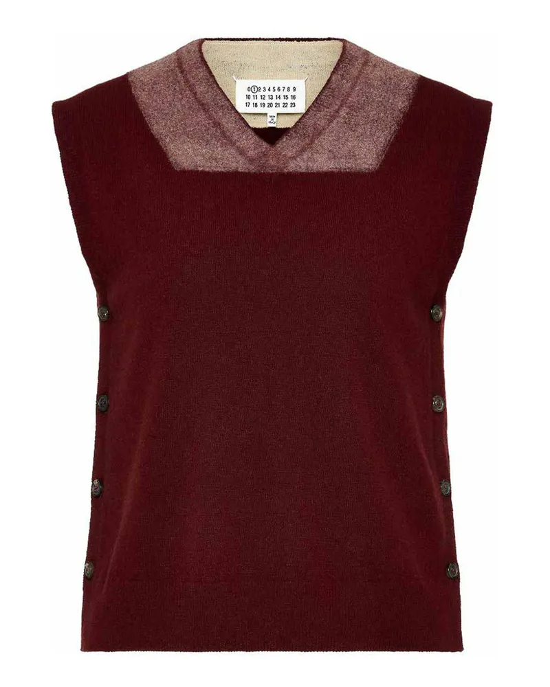 Maison Margiela Weste - Bordeaux Dunkelrot