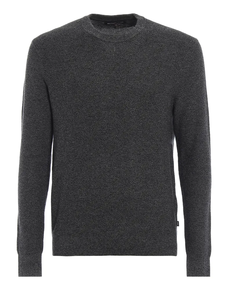Michael Kors Rundhalspullover - Dunkelgrau Dunkelgrau
