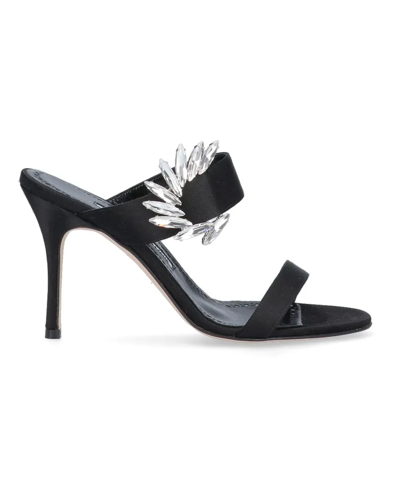 Manolo Blahnik Sandalen - Schwarz Schwarz