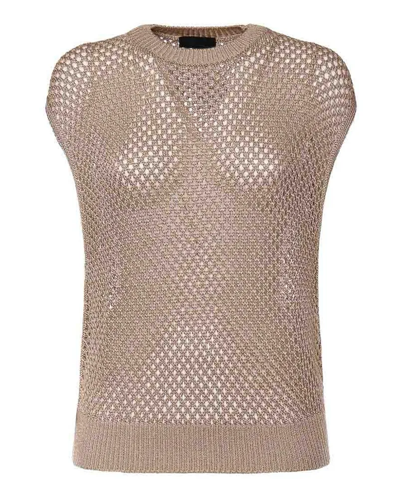 Dondup Rundhalspullover - Beige Beige