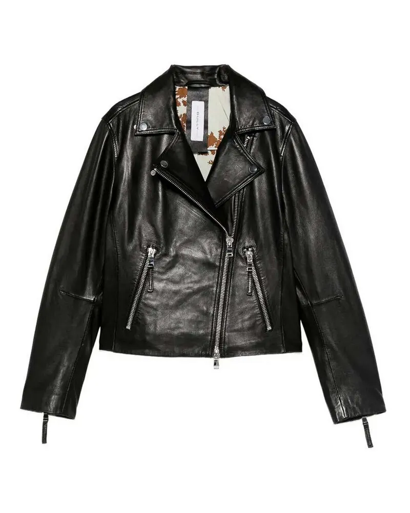 Bully Lederjacke - Schwarz Schwarz