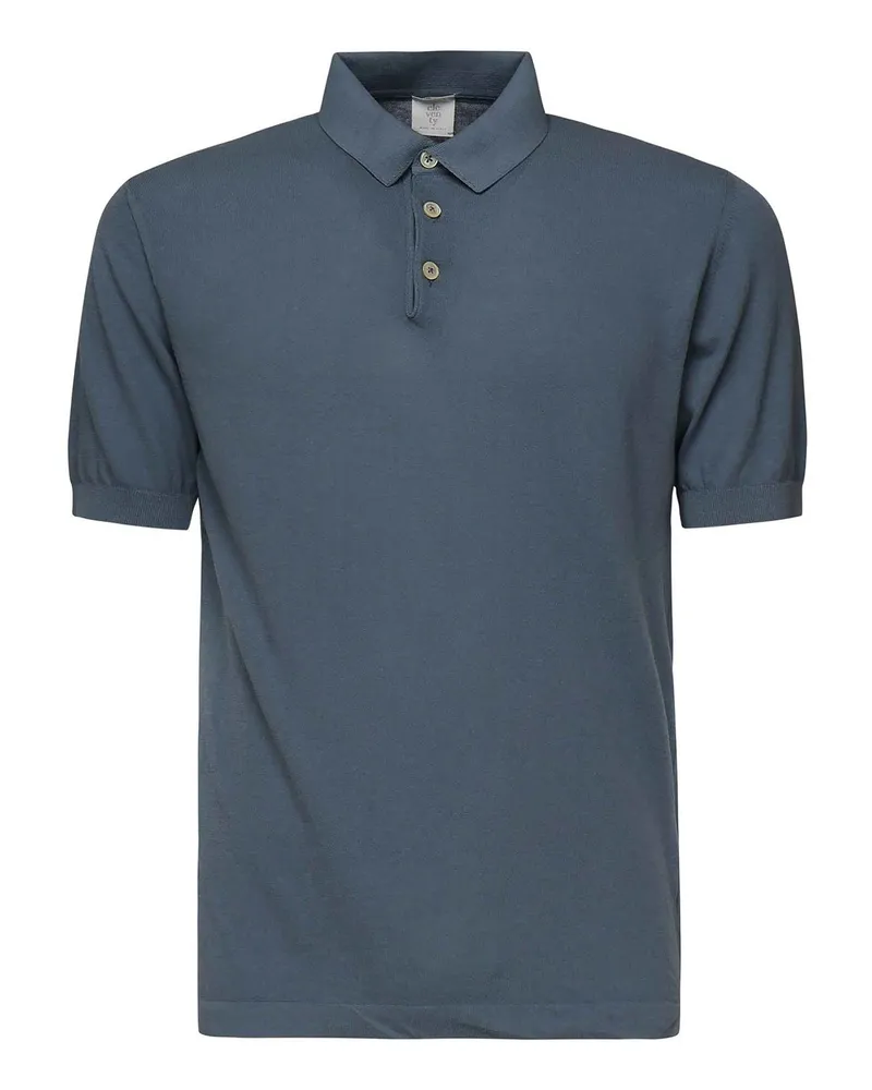Eleventy Poloshirt - Blau Blau