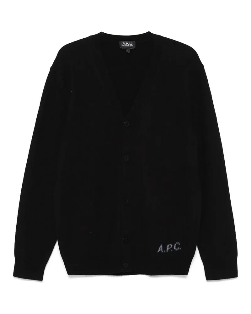 A.P.C. A. P.C. Rundhalspullover - Schwarz Schwarz